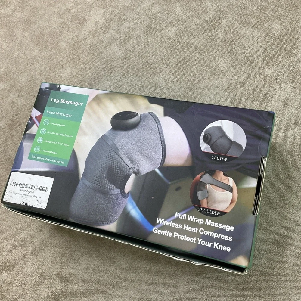 Heating Knee Wrap Massager Rechargeable Knee Shoulder Elbow  Massage